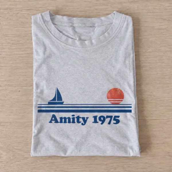 Amity 1975 sailing t shirt gray20shark coast sailing.webp