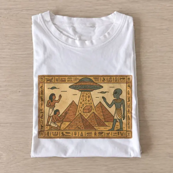 Ancient alien pyramids t shirt white20ancient alien pyramids.webp