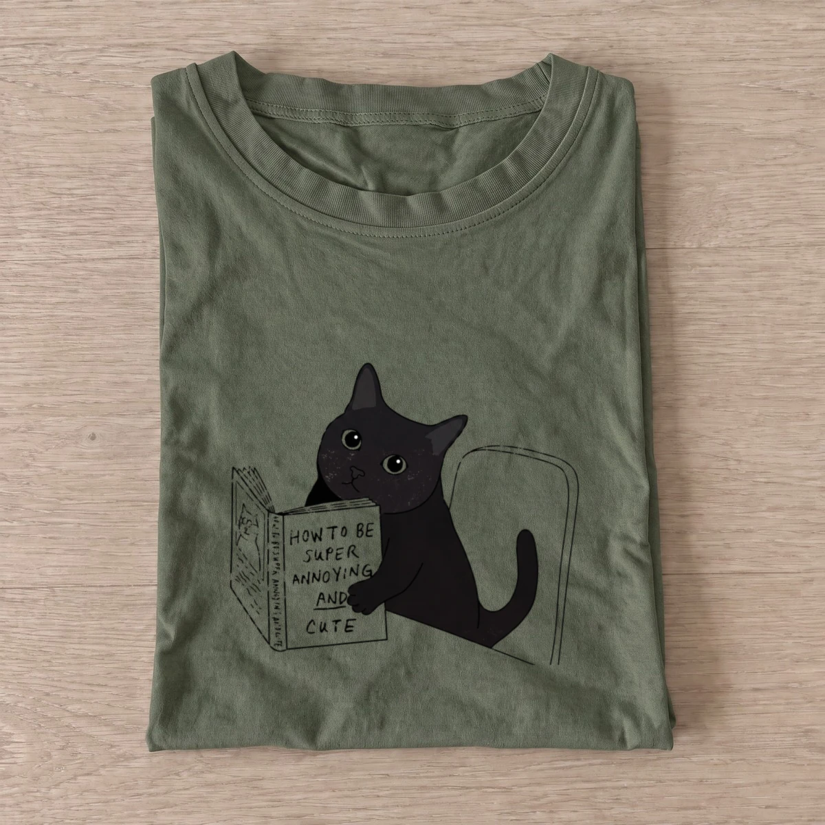 Annoying and cute t shirt olive20annoying and cute.webp