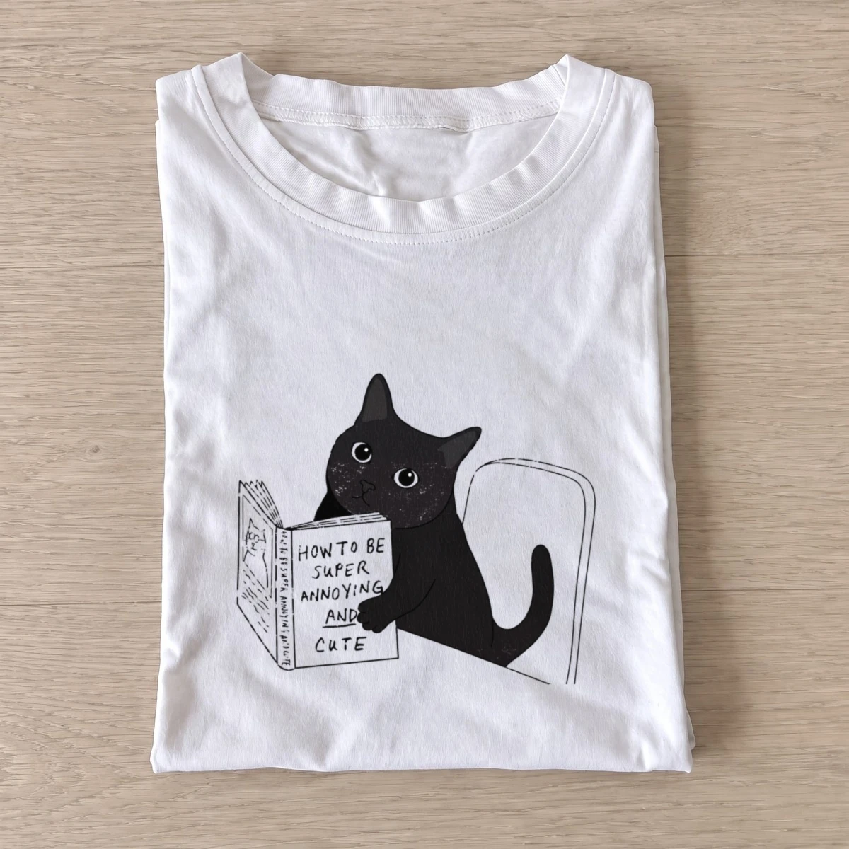 Annoying and cute t shirt white20annoying and cute.webp