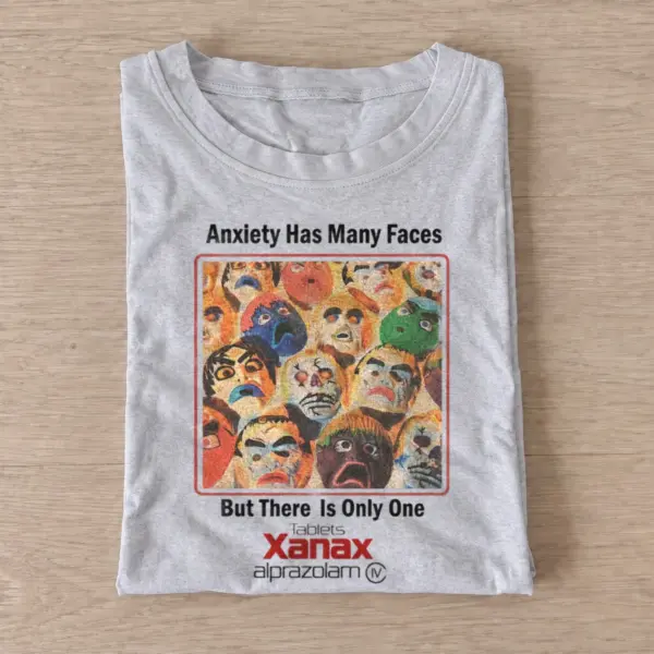 Anxiety has many faces graphic t shirt gray20many faces of anxiety.webp