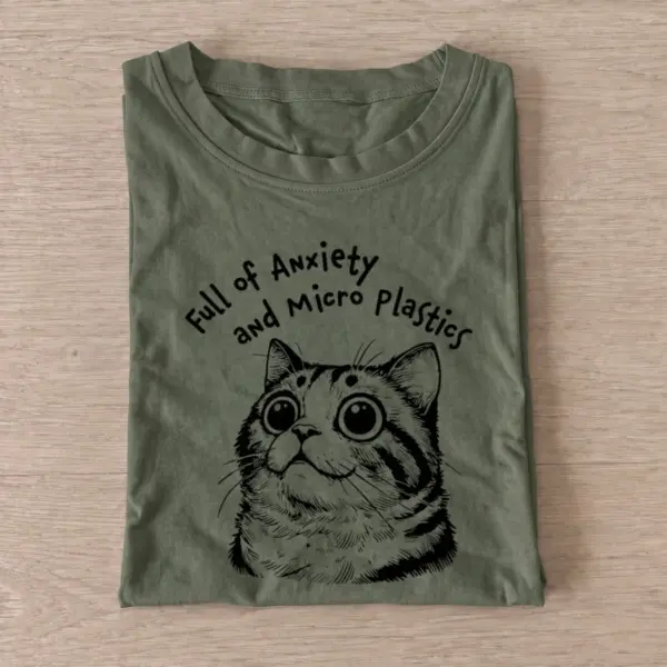 Anxiety and microplastics t shirt olive20anxiety and microplastics.webp