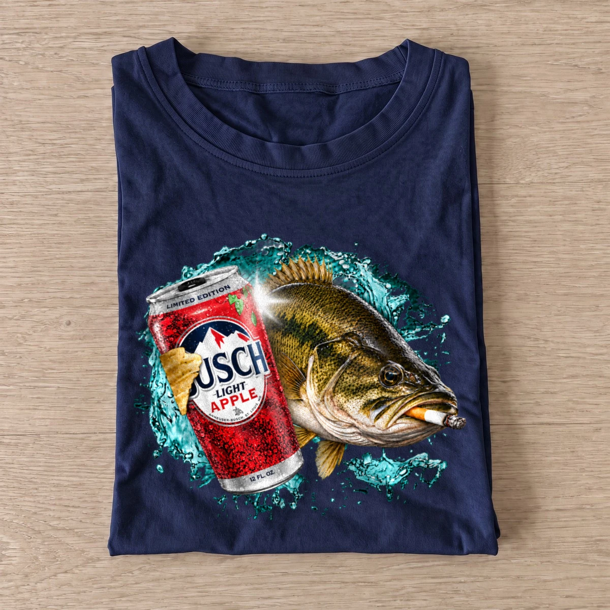 Apple lager bass t shirt navy20apple lager bass.webp