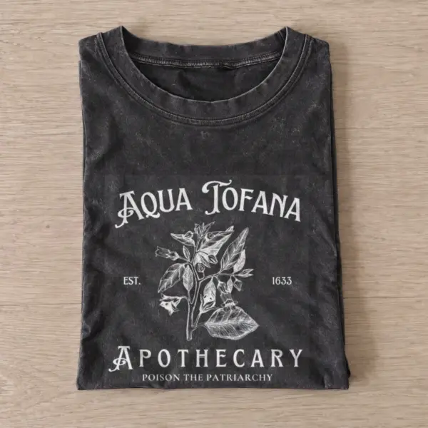 Aqua tofana vintage t shirt washed20black20aqua tofana.webp
