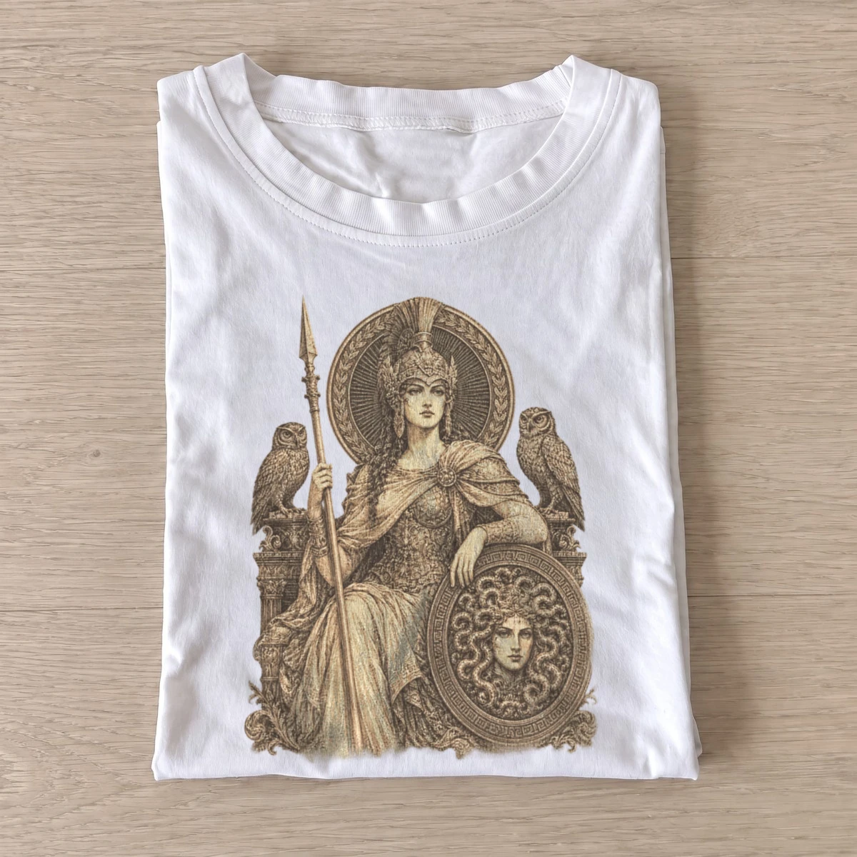 Armored goddess t shirt white20armored goddess.webp