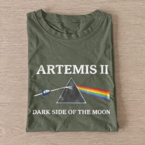 Artemis ii dark side of the moon prism t shirt olive20lunar prism.webp