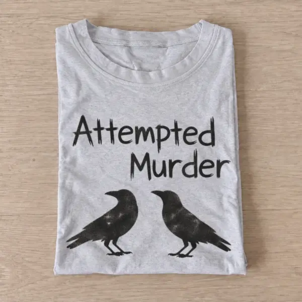 Attempted murder crows t shirt gray20attempted murder crows.webp
