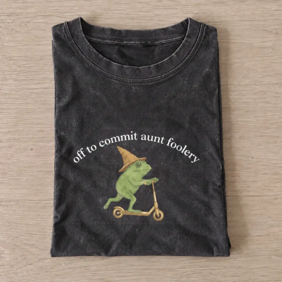 Aunt foolery vintage t shirt washed20black20aunt foolery.webp