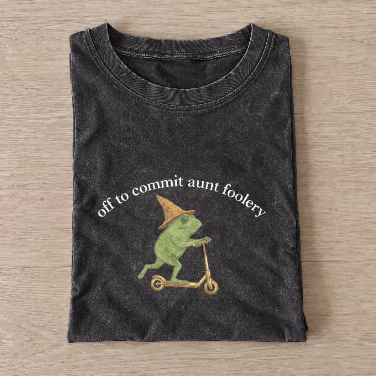 Aunt foolery vintage t shirt washed20black20aunt foolery.webp