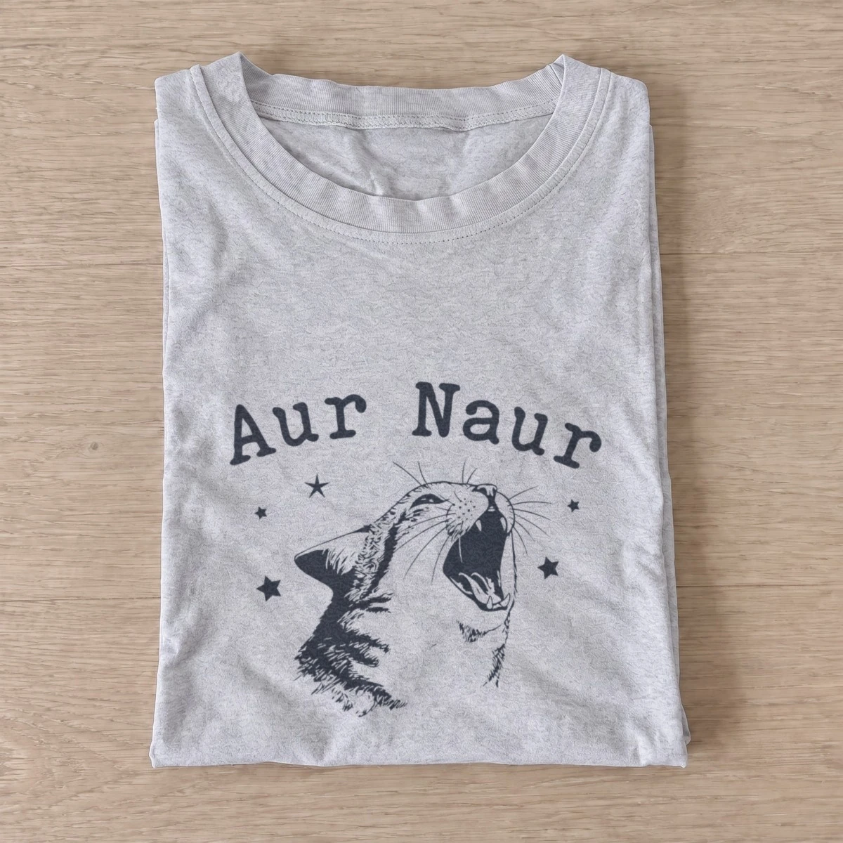 Aur naur t shirt gray20aur naur.webp