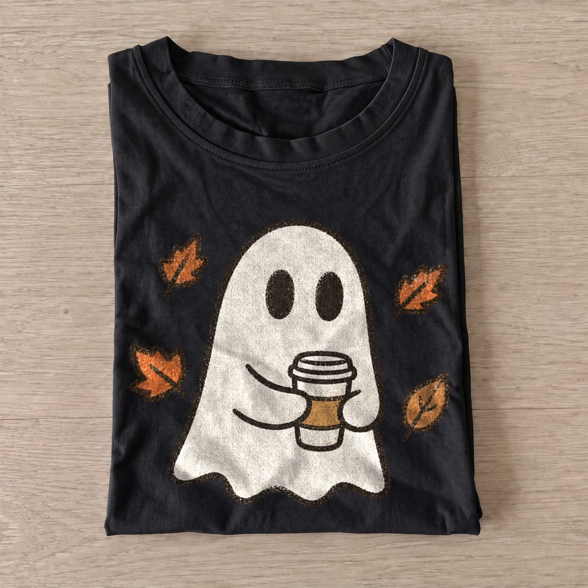 Autumn coffee ghost t shirt black20autumn coffee ghost.webp