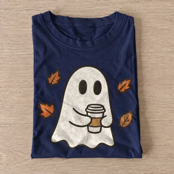 Autumn coffee ghost t shirt navy20autumn coffee ghost.webp