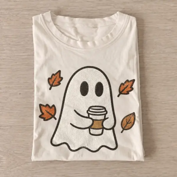 Autumn coffee ghost t shirt sand20autumn coffee ghost.webp