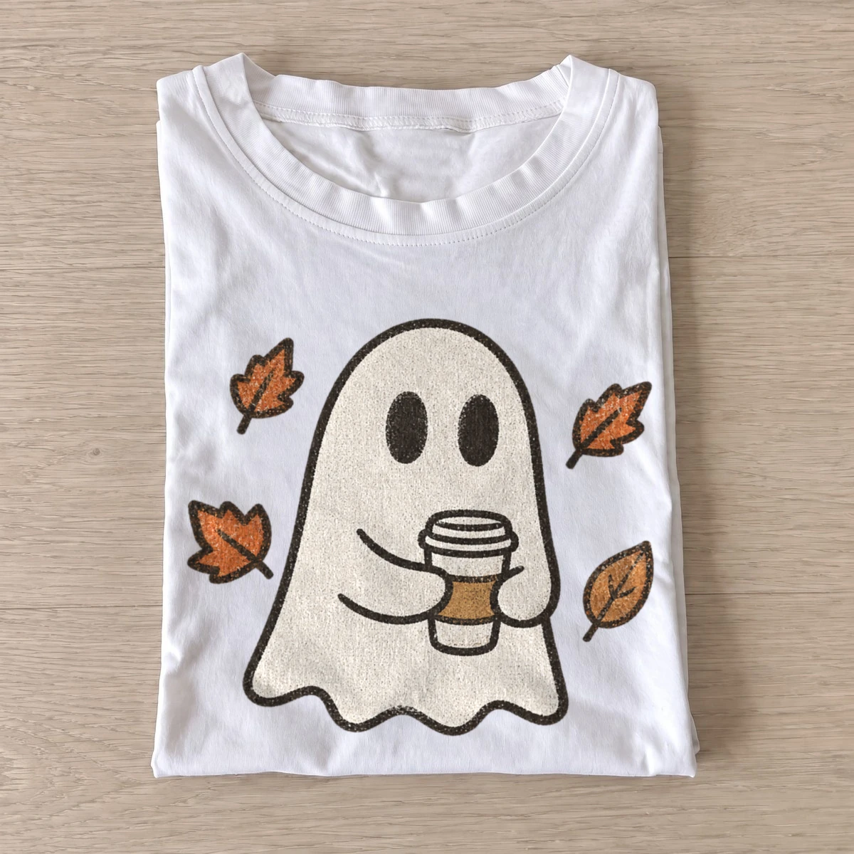 Autumn coffee ghost t shirt white20autumn coffee ghost.webp