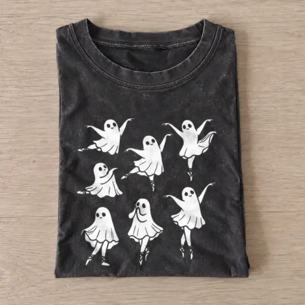 Ballet ghosts vintage t shirt washed20black20ballet ghosts.webp