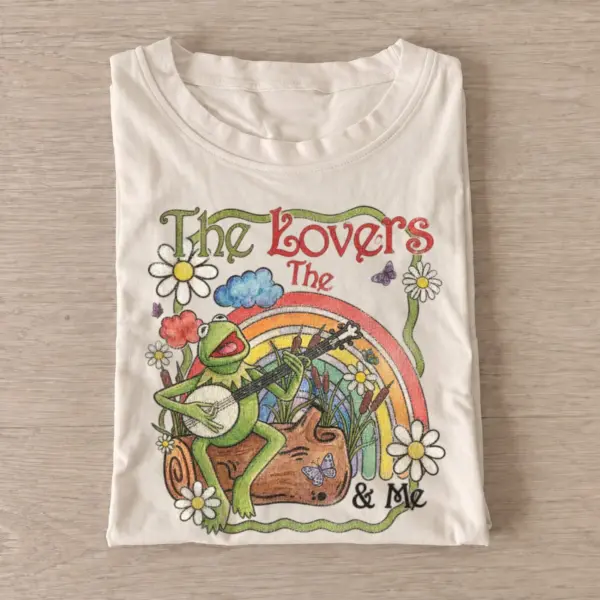 Banjo frog rainbow the lovers me t shirt sand20banjo frog rainbow.webp