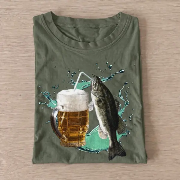 Bass beer t shirt olive20bass20beer.webp