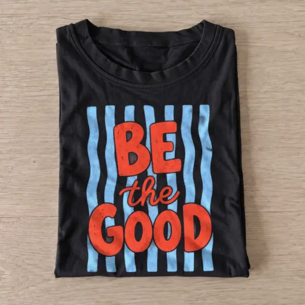 Be the good graphic t shirt black20be the good.webp