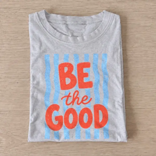 Be the good graphic t shirt gray20be the good.webp
