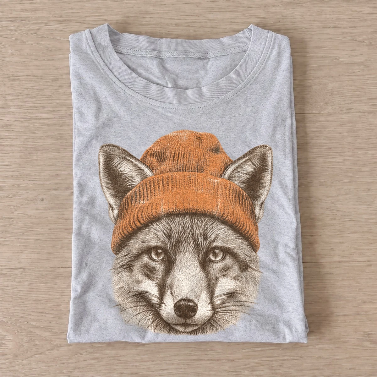 Beanie wolf t shirt gray20beanie wolf.webp