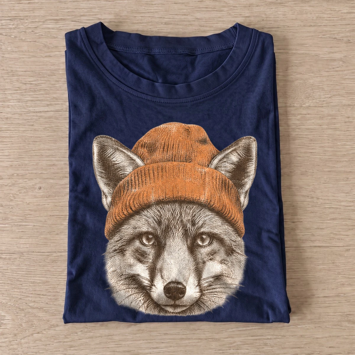 Beanie wolf t shirt navy20beanie wolf.webp