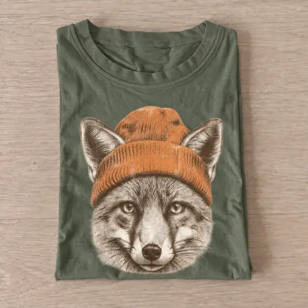 Beanie wolf t shirt olive20beanie wolf.webp