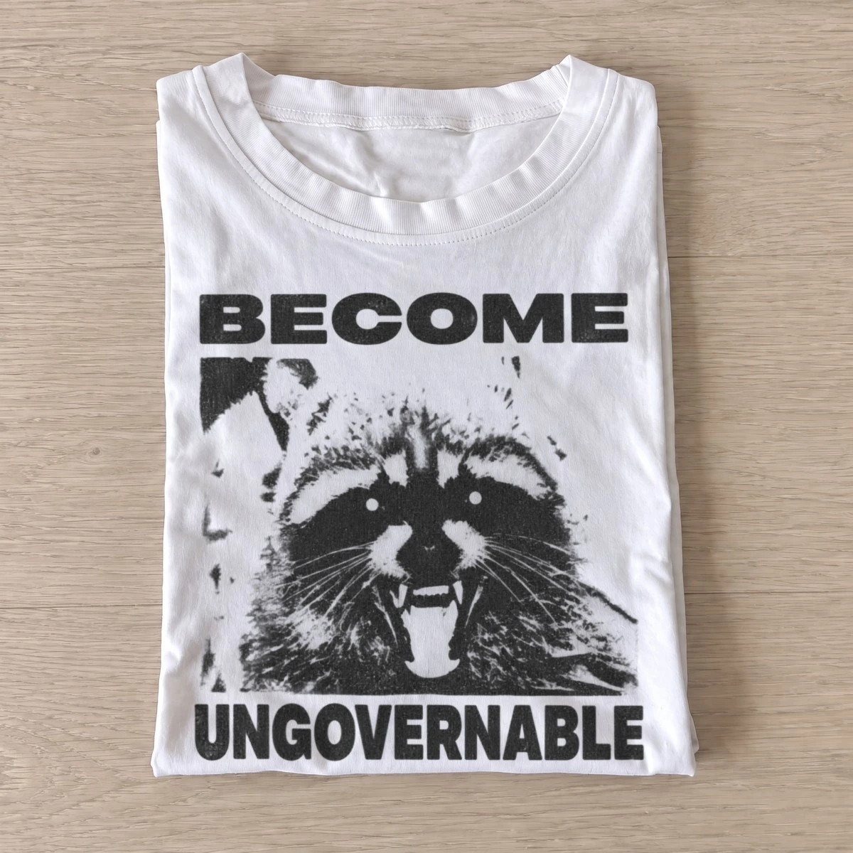 Become ungovernable raccoon t shirt white20ungovernable raccoon.webp