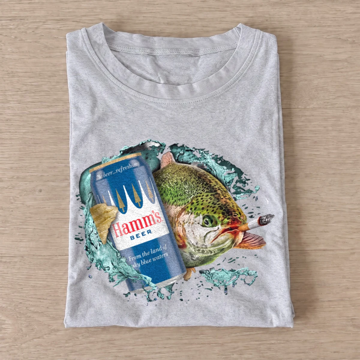 Beer can trout t shirt gray20beer20can20trout.webp