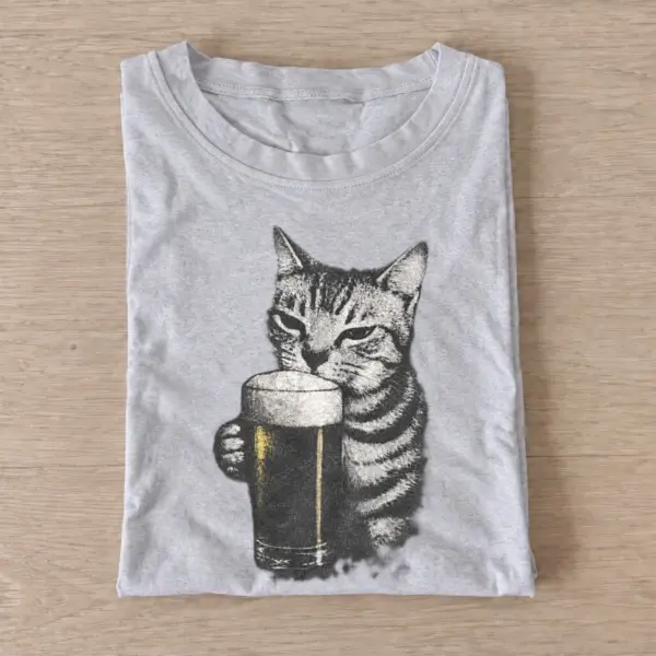 Beer loving kitten t shirt gray20beer loving kitten.webp