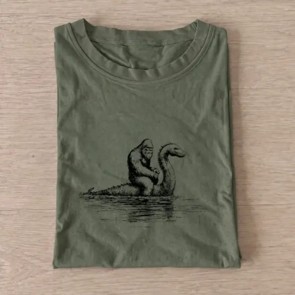 Bigfoot lake monster t shirt olive20bigfoot lake monster.webp