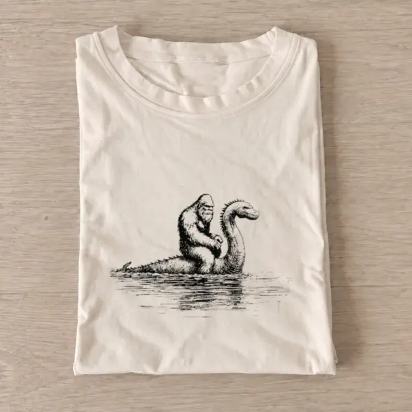 Bigfoot lake monster t shirt sand20bigfoot lake monster.webp