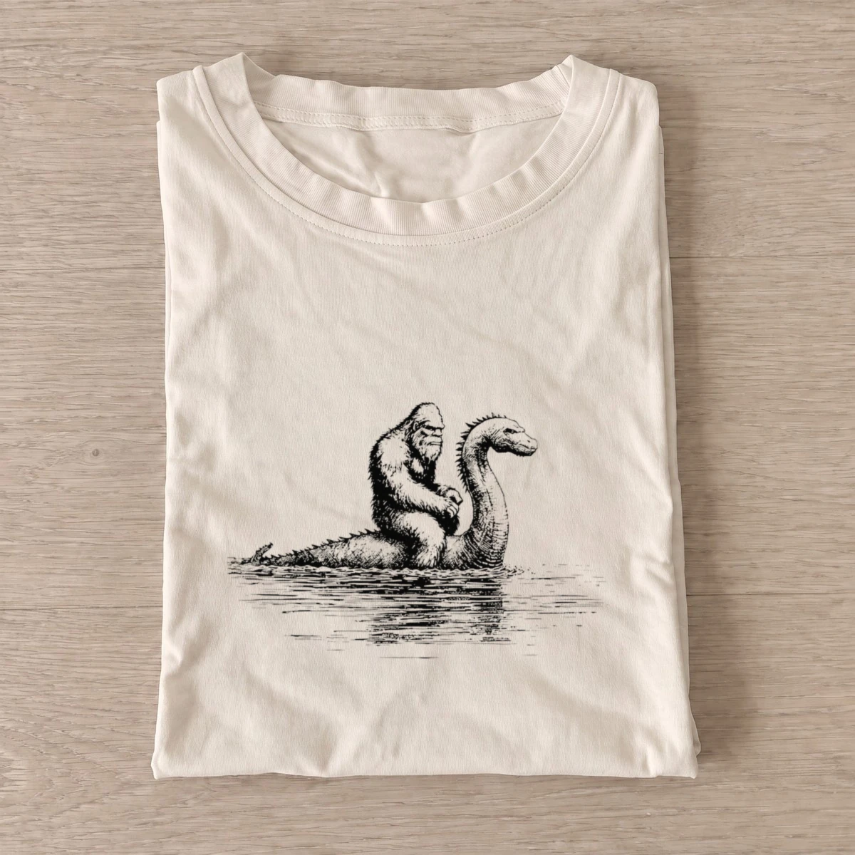 Bigfoot lake monster t shirt sand20bigfoot lake monster.webp