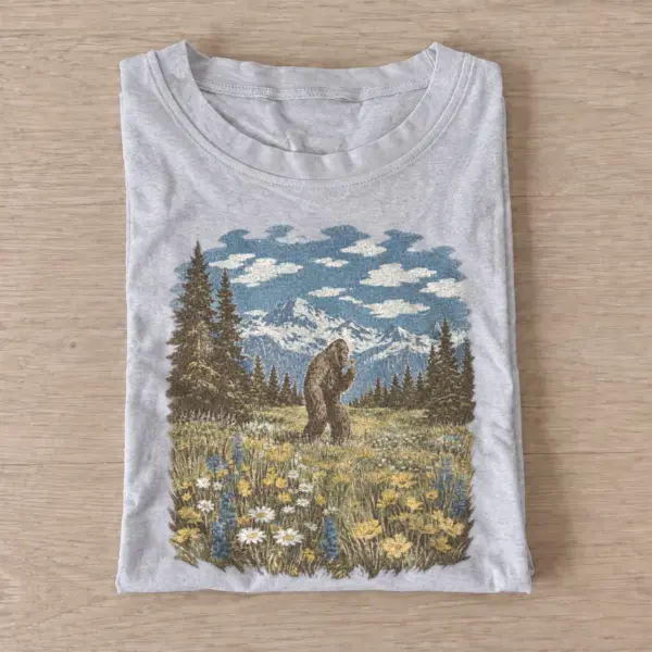 Bigfoot wildflower meadow t shirt gray20bigfoot wildflower meadow.webp