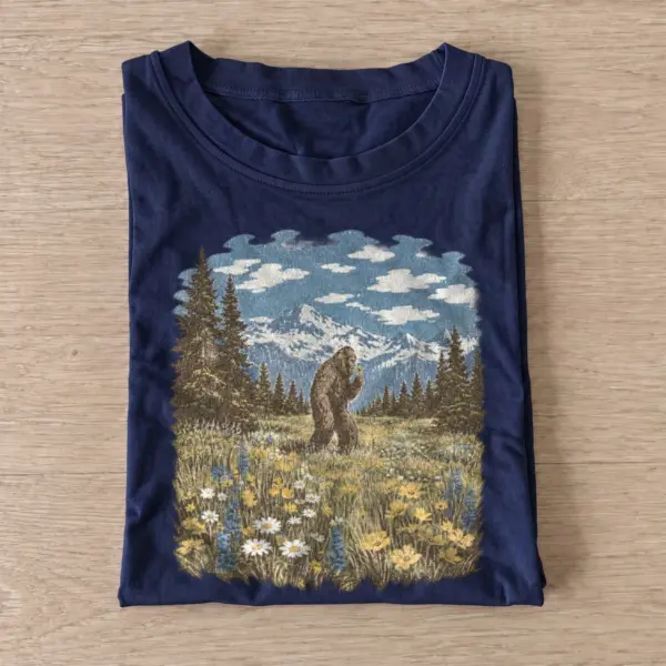 Bigfoot wildflower meadow t shirt navy20bigfoot wildflower meadow.webp