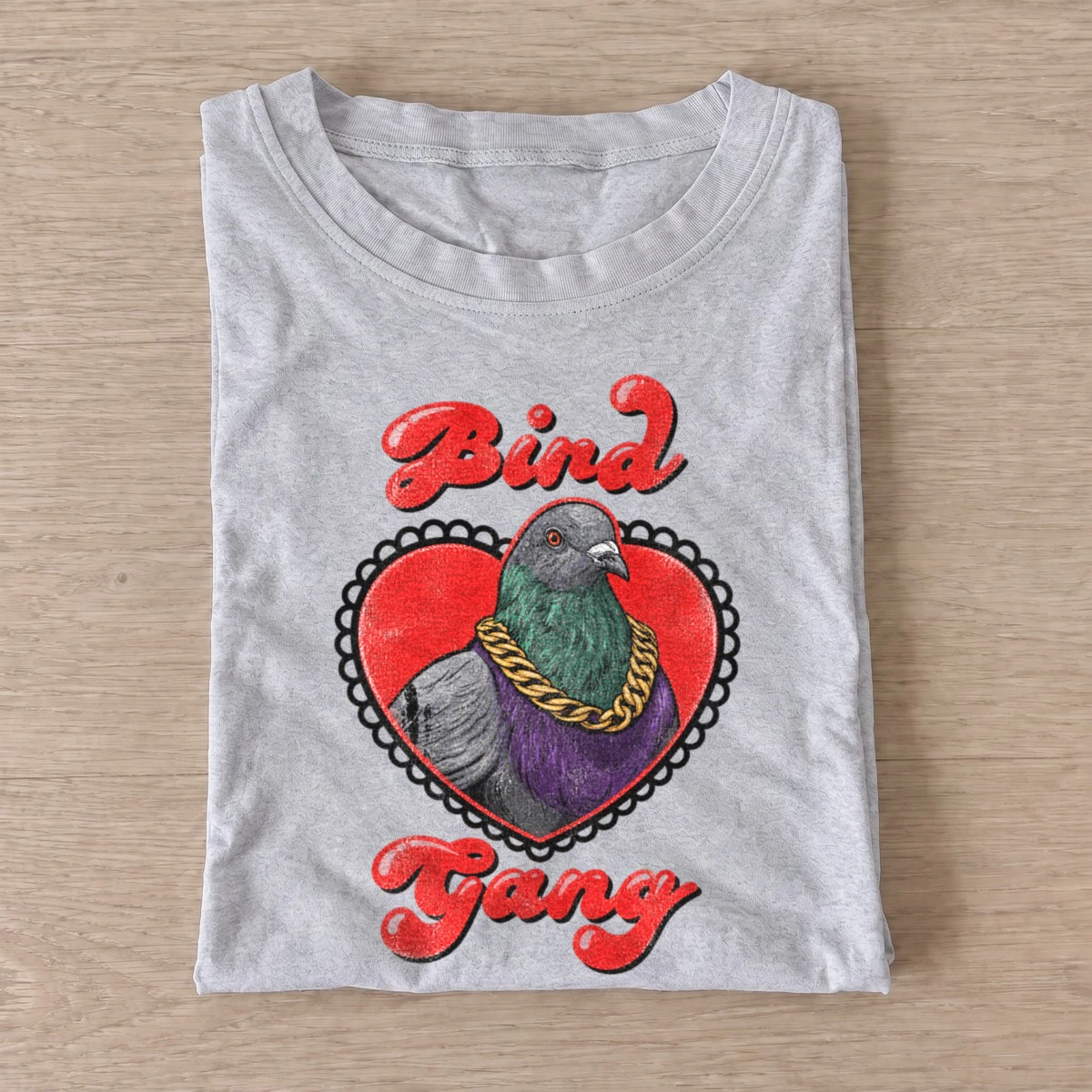 Bird gang pigeon t shirt gray20pigeon gang.webp
