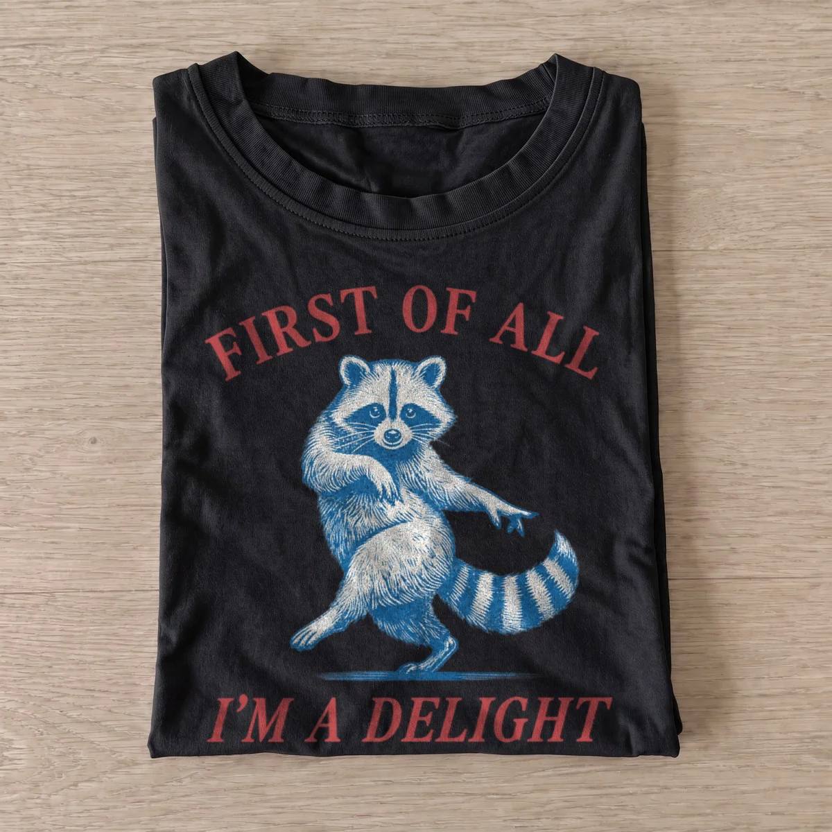 Black raccoon delight