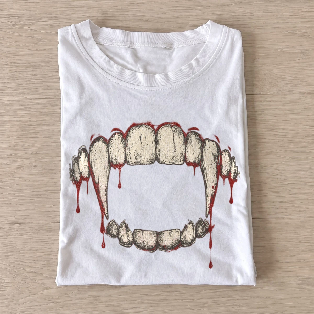Bloody vampire fangs t shirt white20bloody vampire fangs.webp