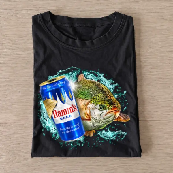 Blue lager trout t shirt black20blue lager trout.webp