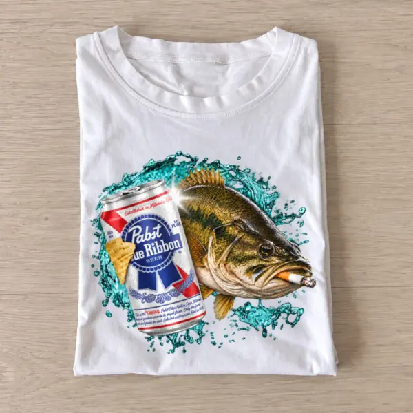 Blue ribbon bass smoke fishing t shirt white20blue20ribbon20bass20smoke.webp