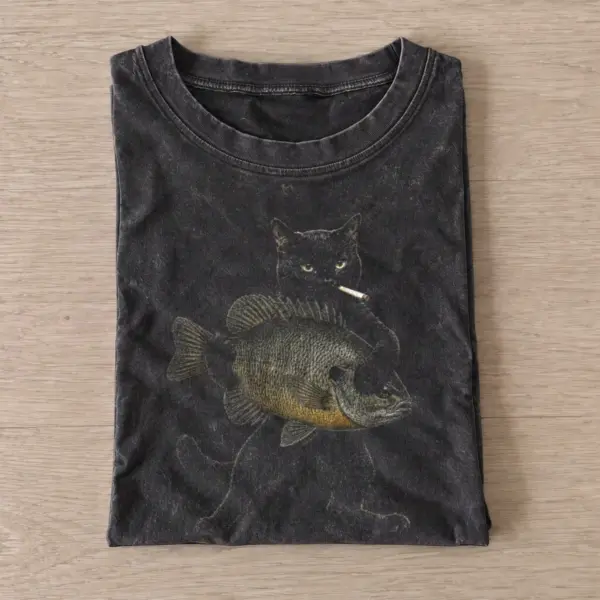 Bluegill Bandit Vintage Fishing T-Shirt — graphic design