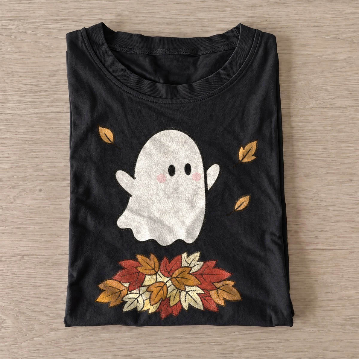 Blushing fall ghost t shirt black20blushing fall ghost.webp