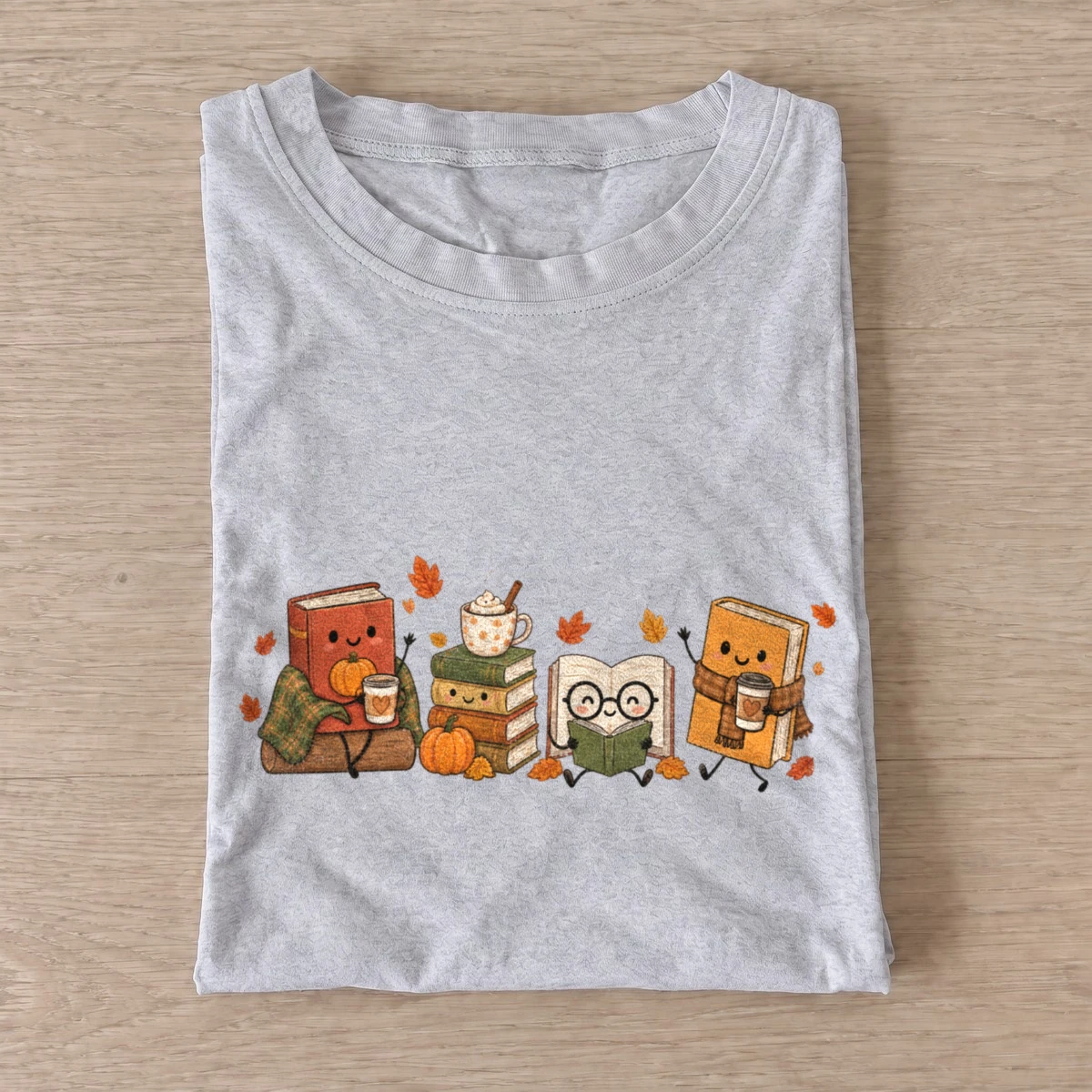 Bookish halloween friends t shirt gray20bookish halloween friends.webp