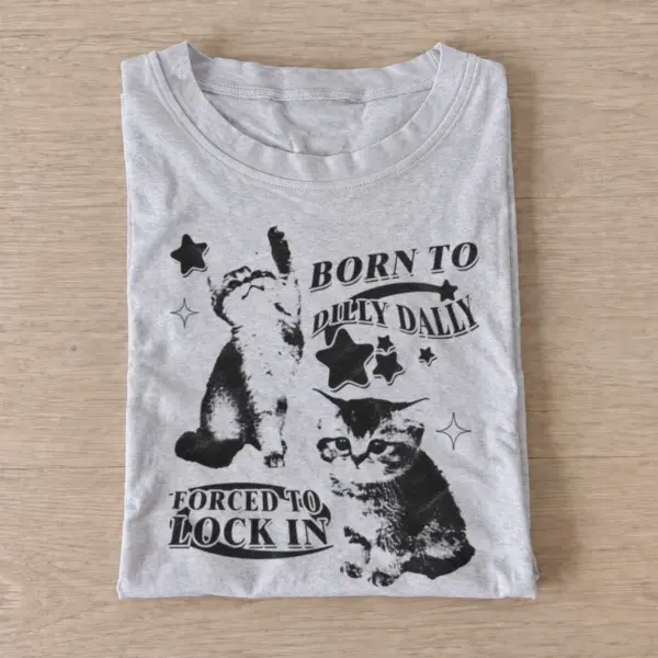 Born to dilly dally kittens t shirt gray20dilly dally kittens.webp