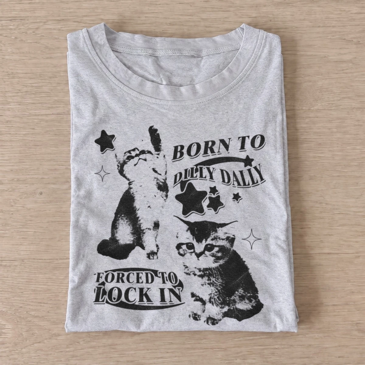 Born to dilly dally kittens t shirt gray20dilly dally kittens.webp