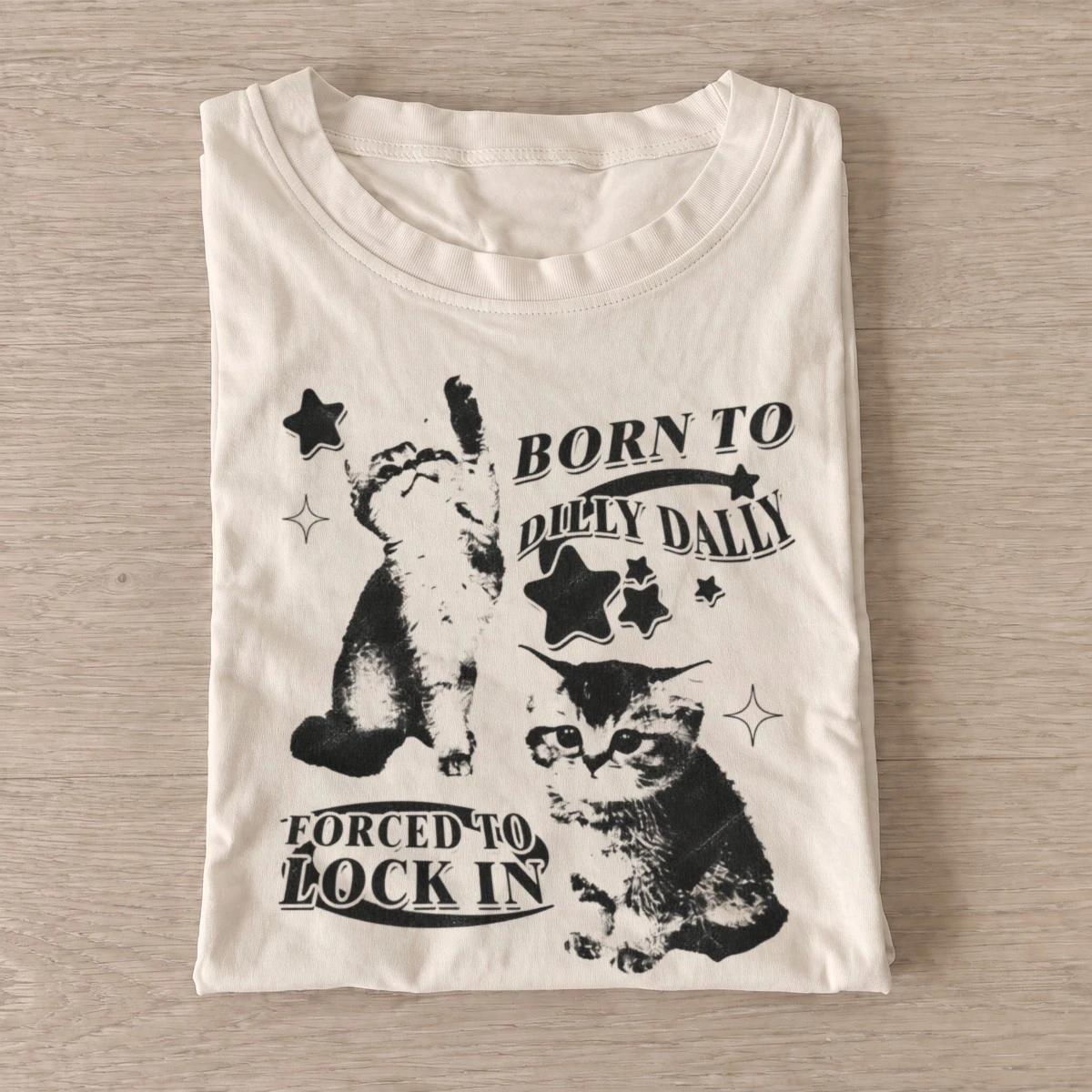 Born to dilly dally kittens t shirt sand20dilly dally kittens.webp