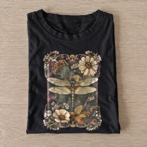Botanical dragonfly t shirt black20botanical dragonfly.webp
