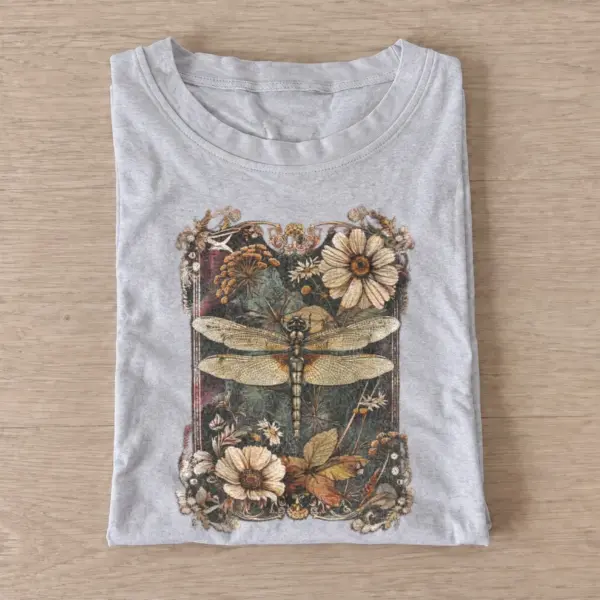 Botanical dragonfly t shirt gray20botanical dragonfly.webp