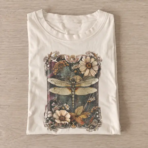 Botanical dragonfly t shirt sand20botanical dragonfly.webp