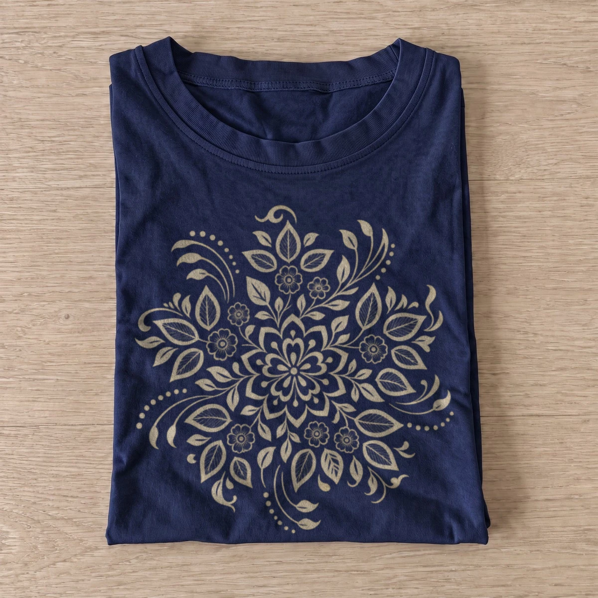 Botanical floral mandala t shirt navy20botanical mandala.webp
