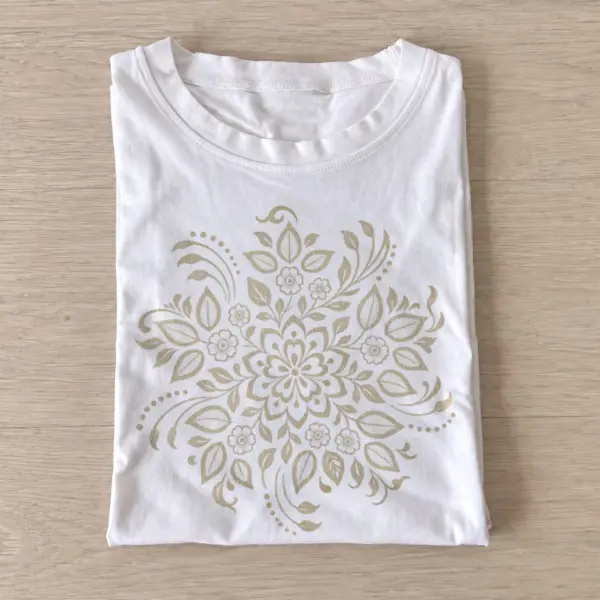 Botanical floral mandala t shirt white20botanical mandala.webp